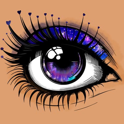 realistic eye