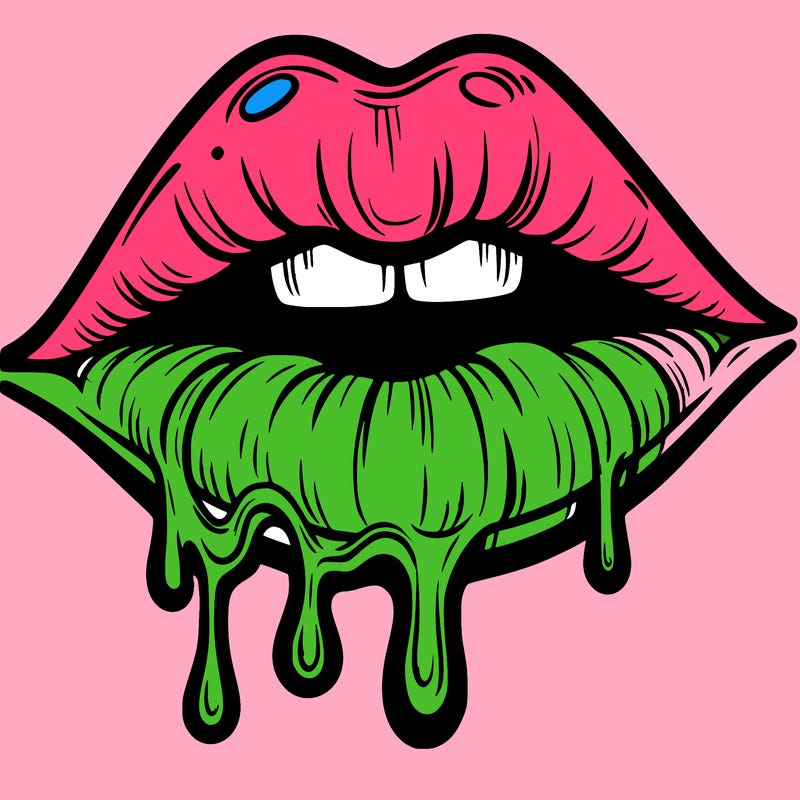 lips that look realistic and drip