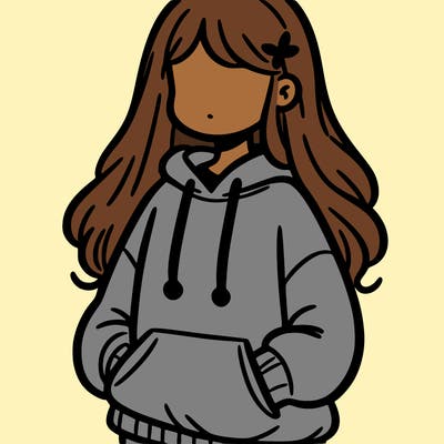 girl in sweatshirt