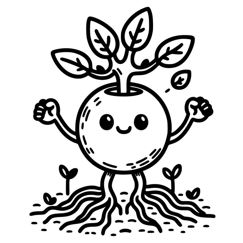 plant with arms and legs