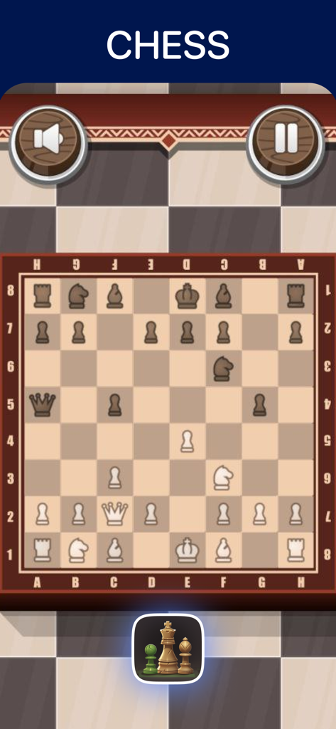 2 Player Games Offline - 1234 - 1234 아케이드 앱 컬렉션 내에서 한 기기 화면에서 2인용 오프라인 체스 대결