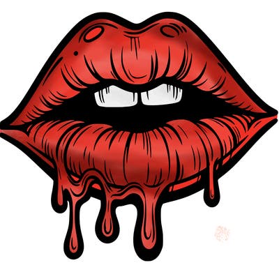 lips that look realistic and drip