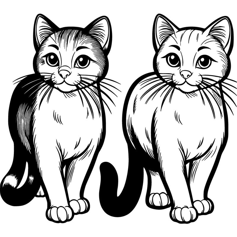 domestic short-hair cat