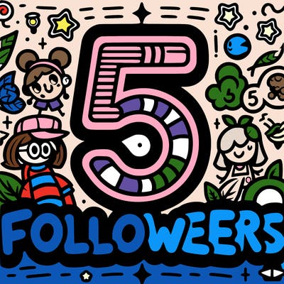 thank you for 5 folower