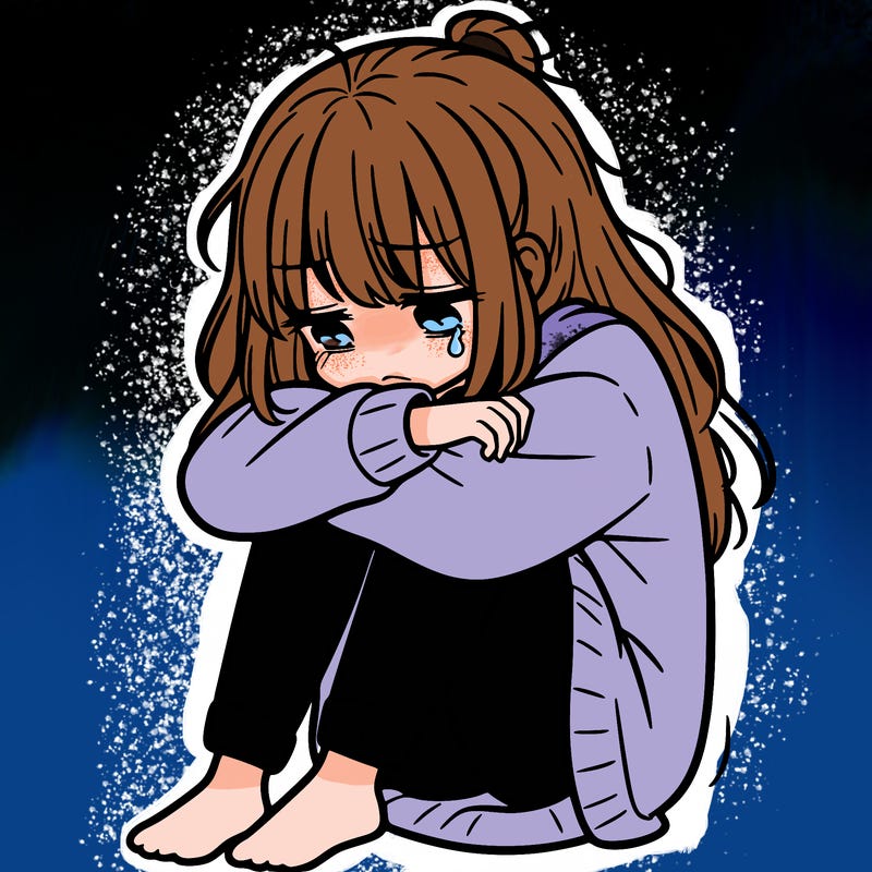 depressed girl