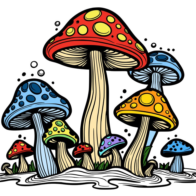 trippy mushrooms