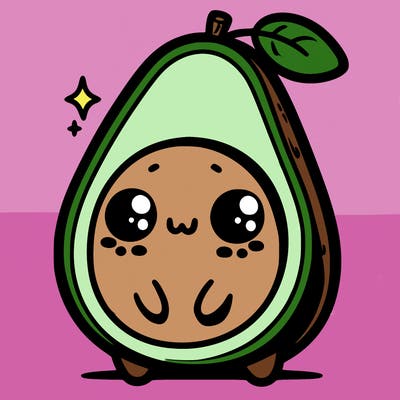 cute avocado