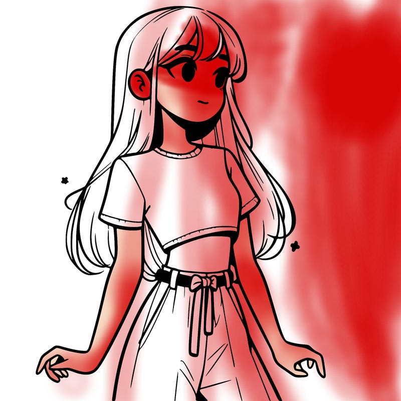 girl in a cute crop top