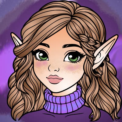 realistic girl elf