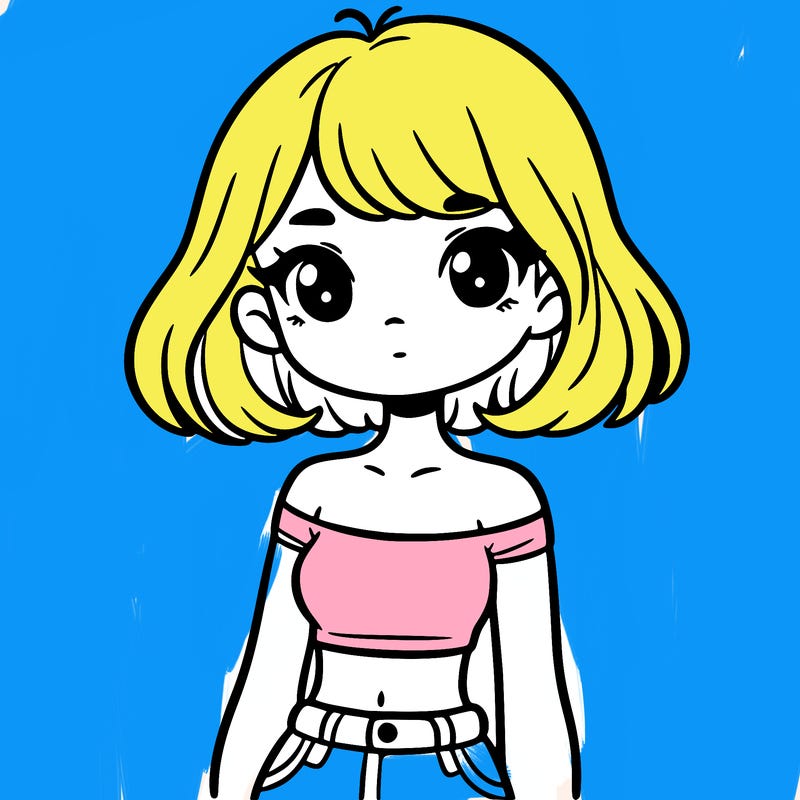 girl in a cute crop top