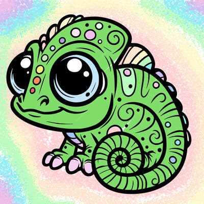 baby chameleon