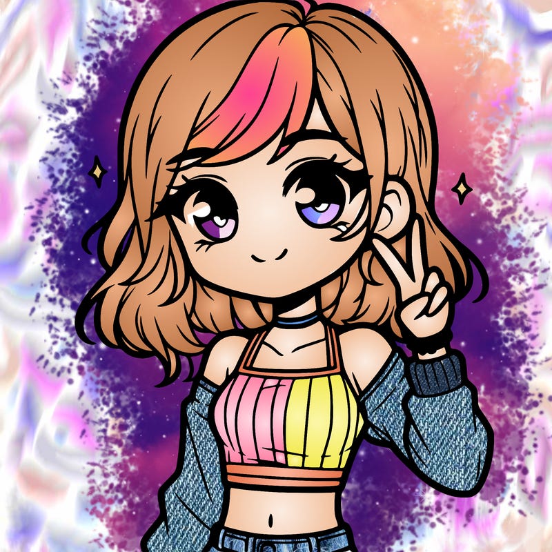 cute girl with crop top