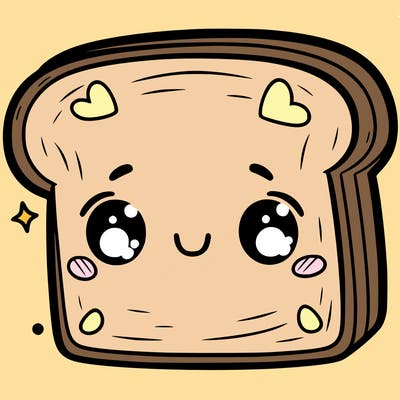 cute toast