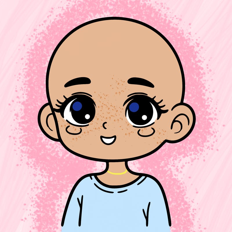 girl with no hair