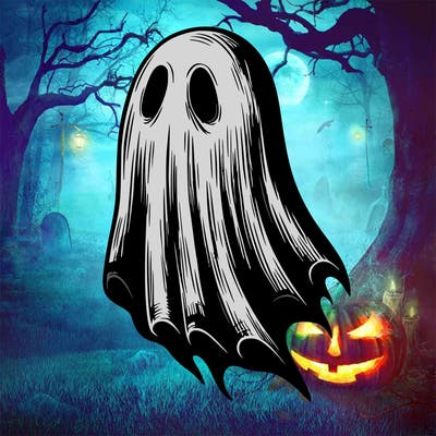 realistic creepy ghost