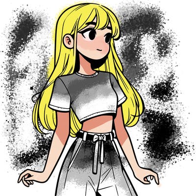 girl in a cute crop top