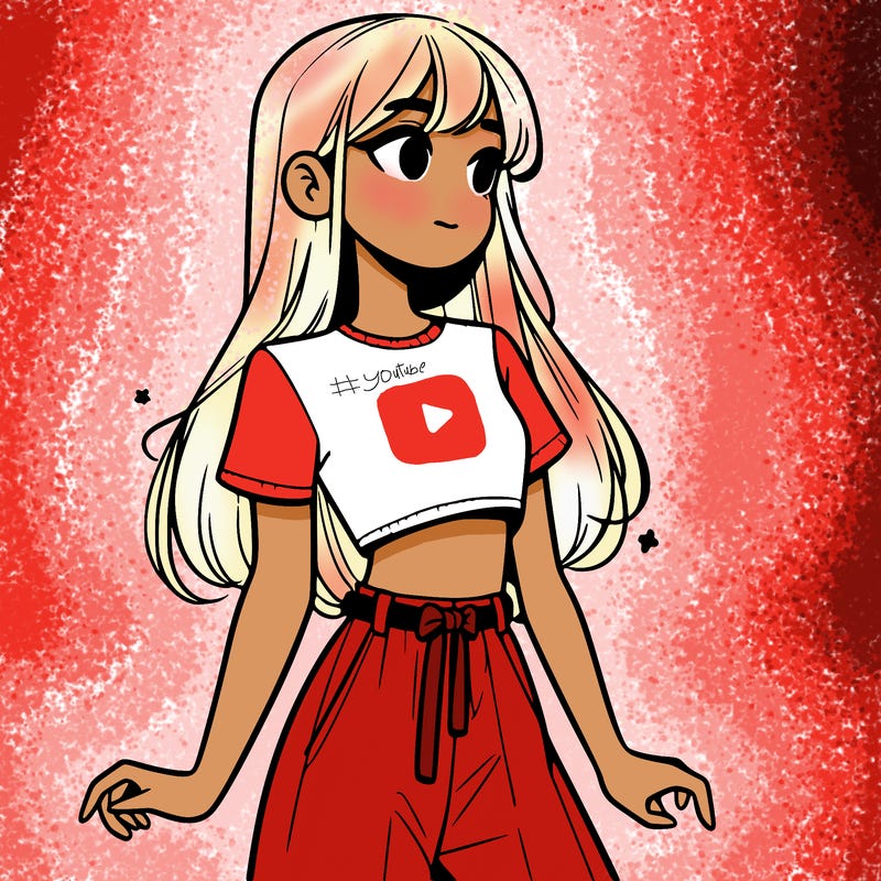 girl in a cute crop top