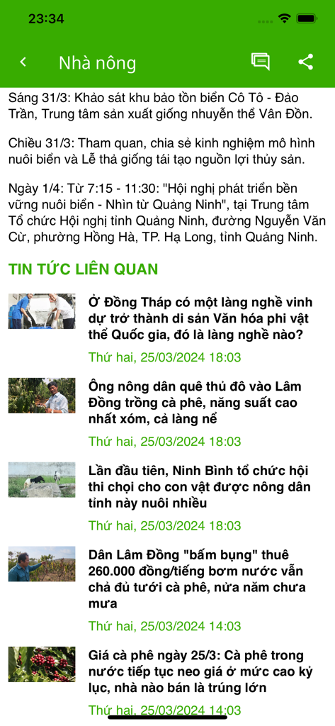 danviet.vn - Agriculture news articles in the Vietnamese Dan Viet mobile app