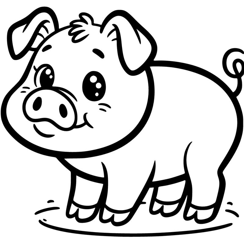 a pig