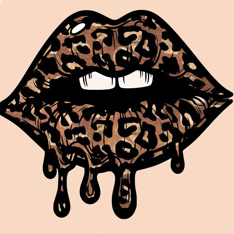 lips that look realistic and drip