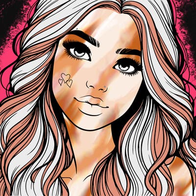 beautiful realistic girl