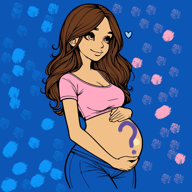 realistic pregnant girl