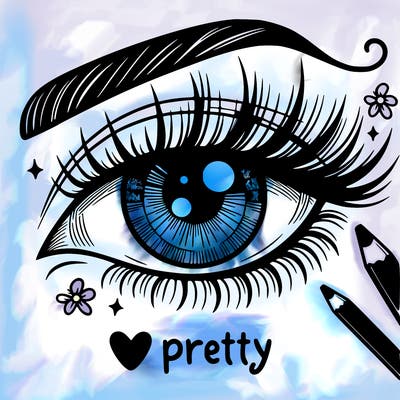pretty eye