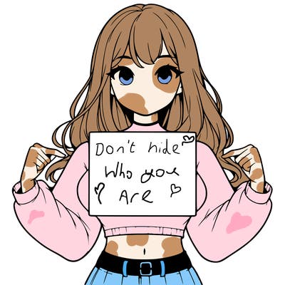 girl holding a blank sign in a long sleeve crop top