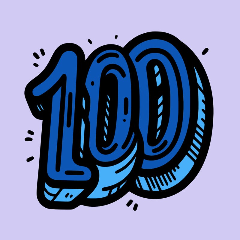 100