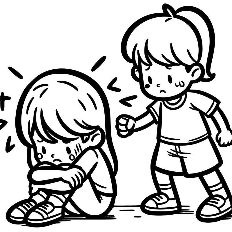 a girl getting bullied