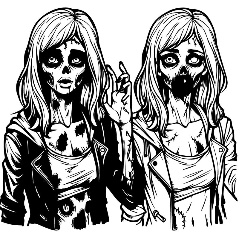 realistic zombie girl