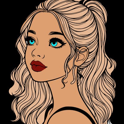 beautiful realistic girl