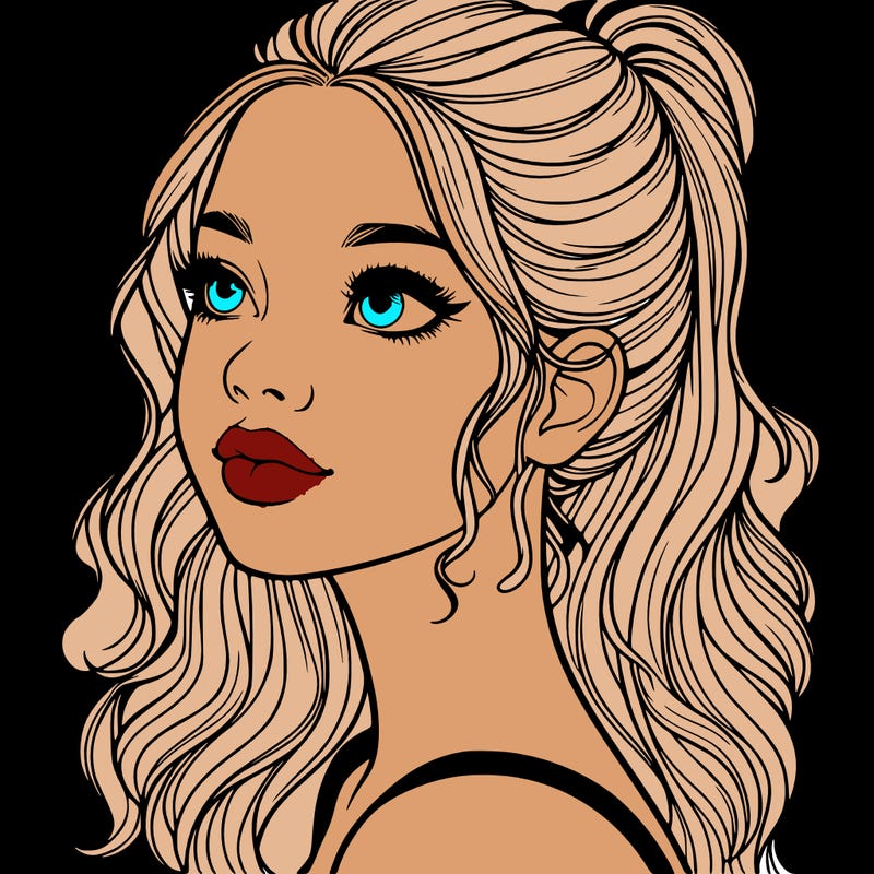 beautiful realistic girl