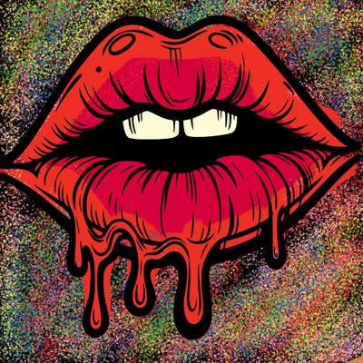 lips that look realistic and drip