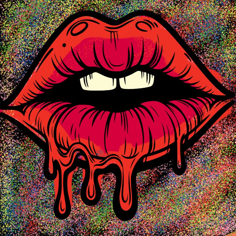 lips that look realistic and drip