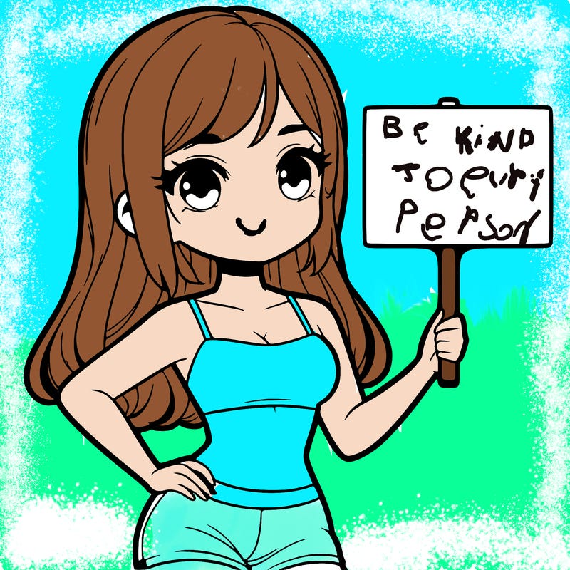 girl in a cute crop top holding a blank sign