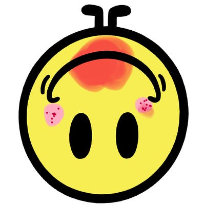 upside down smiley face