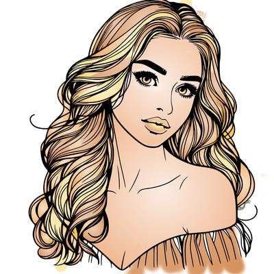 beautiful realistic girl