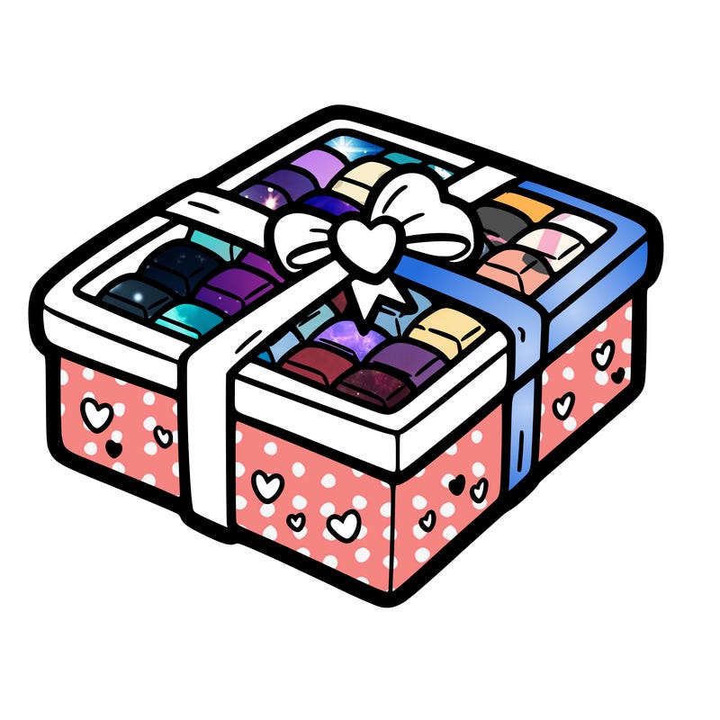 a box of chocolate for valentines day