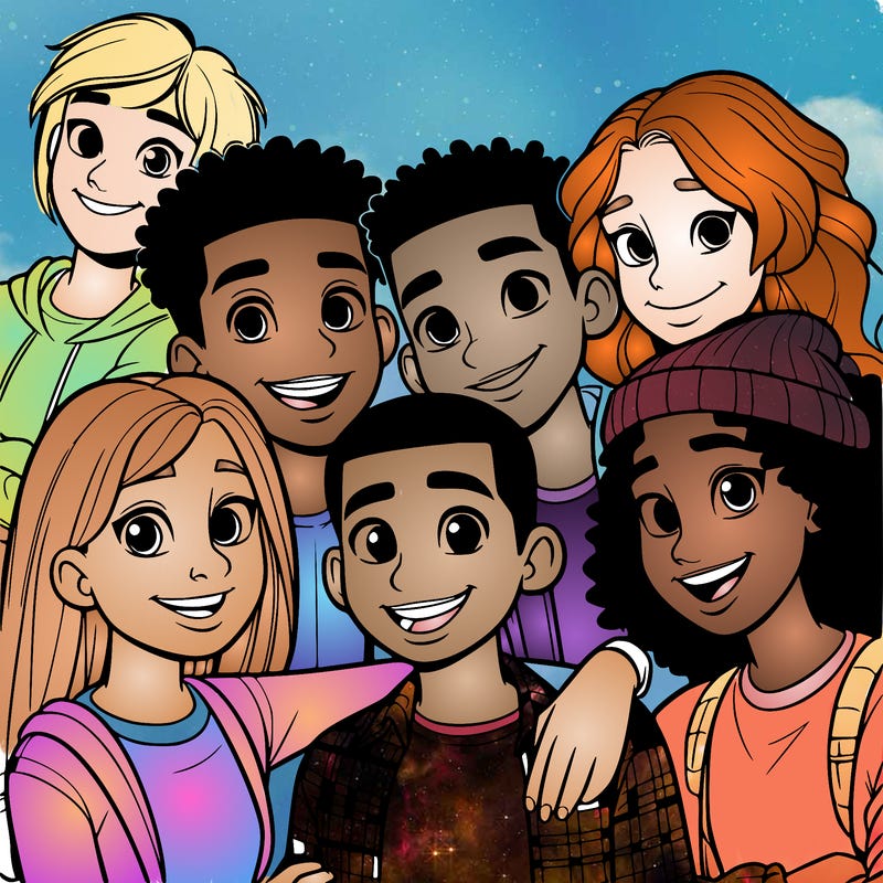 a mixed friend group