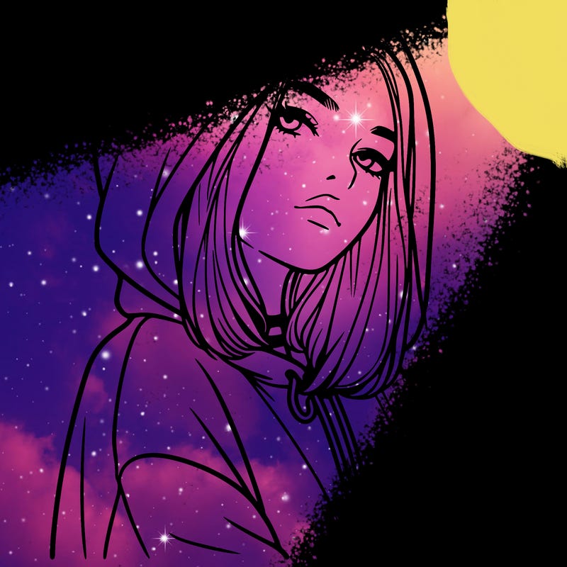 a realistic girl in a hoodie