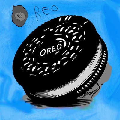 realistic oreo