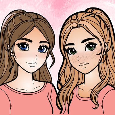 two realistic girls