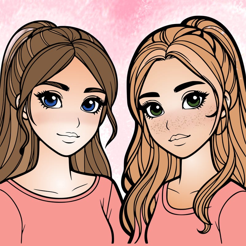 two realistic girls