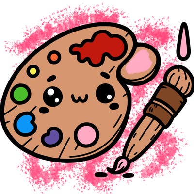 paint brush palette painter