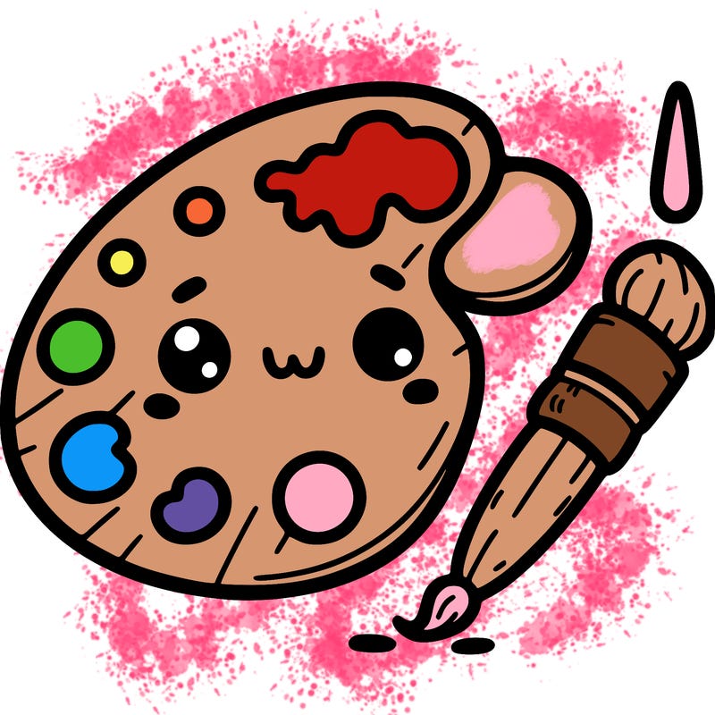 paint brush palette painter