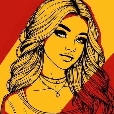 detailed realistic girl