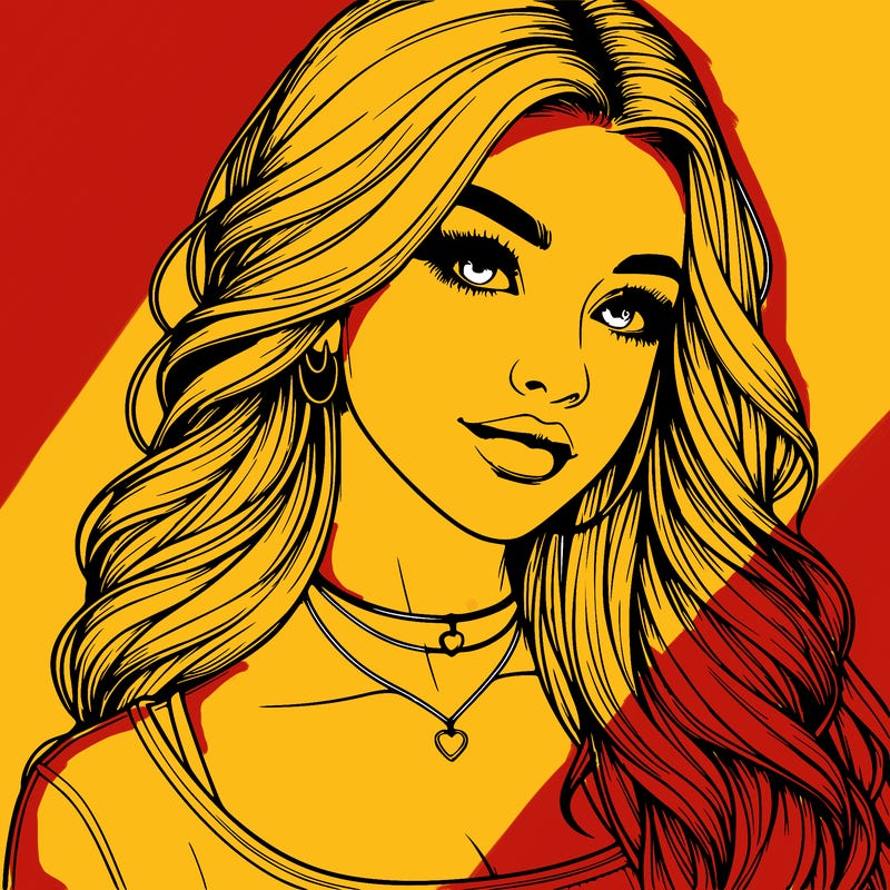 detailed realistic girl