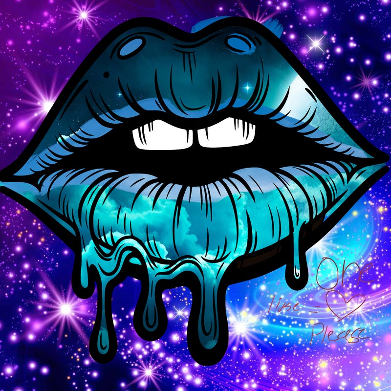 lips that look realistic and drip