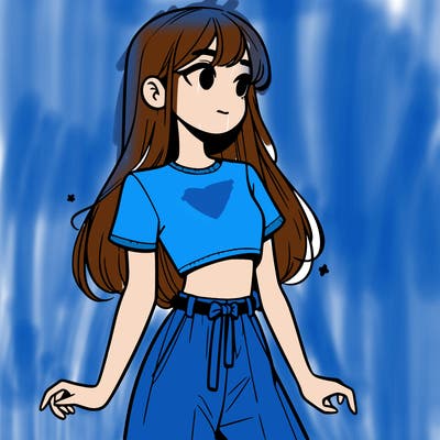 girl in a cute crop top